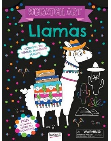 Scratch Art Fun : Llamas