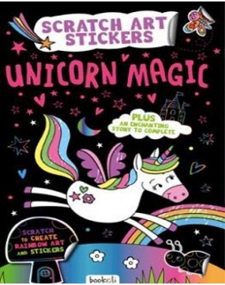 Scratch Art Sticker Fun: Unicorn Magic