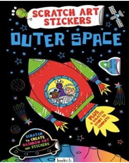 Scratch Art Sticker Fun : Outer Space