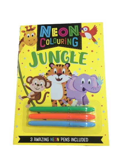 Neon Colouring 8 : In The Jungle