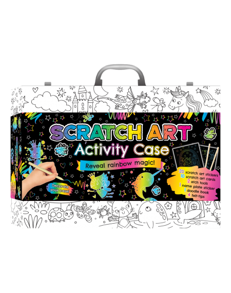 Colour And Carry Activity Kit : Scratch Art Activity Case