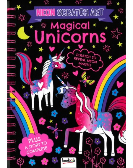 Scratch Art Fun : Magical Unicorns (Neon)