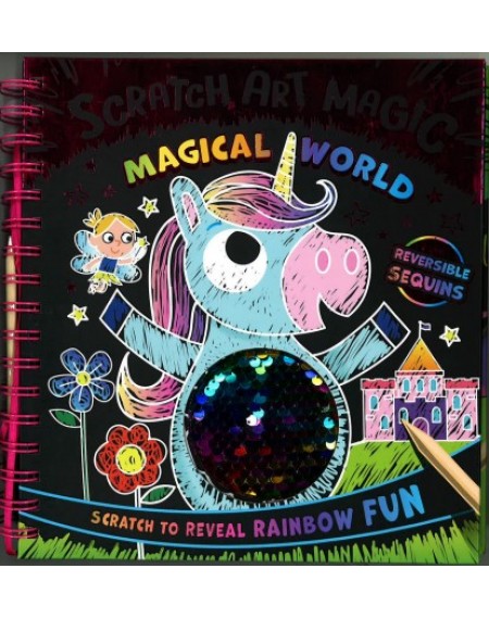 Scratch Art Sequins: Magical World