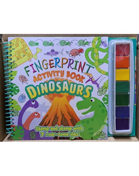 Mega Fingerprint Fun Dinosaurs