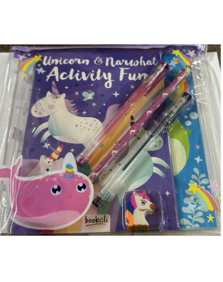 Pencil Case Pack: Unicorns and Narwhals 2023