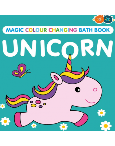 Magic Colour Changing Bath Book - Unicorn