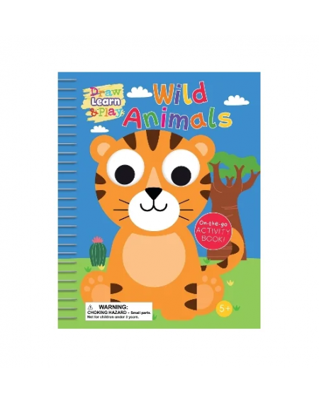 Draw, Learn & Play - Wild Animals