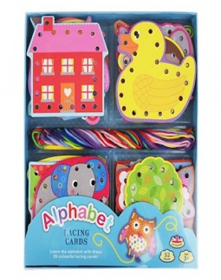 Alphabet Lacing Card Set