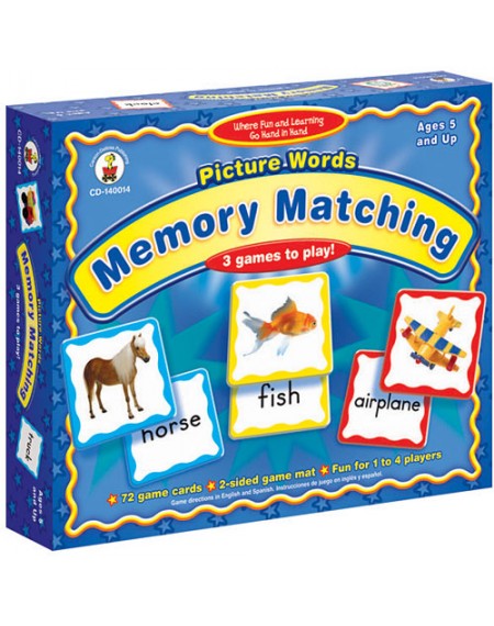 Picture Words : Memory Matching
