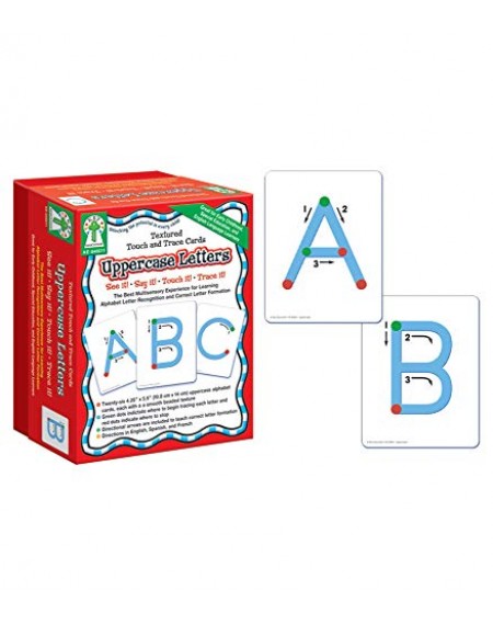 Flashcards: Textured Touch And Trace Cards : Uppercase Letters