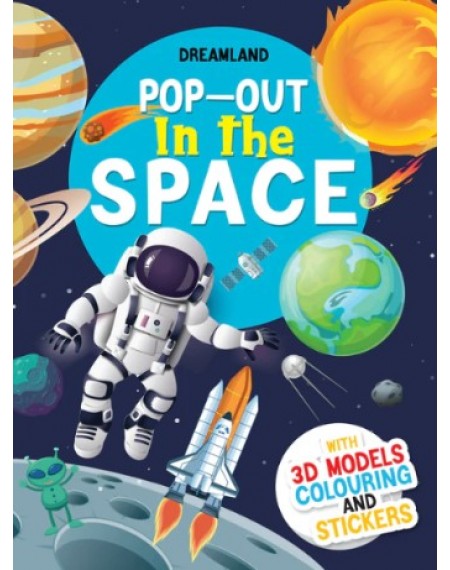 Pop-Out In the Space- With 3D Models Colouring Stickers