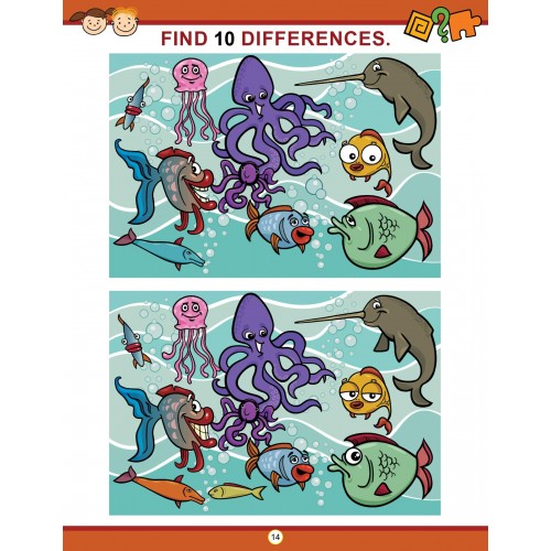 My Activity- Find the Difference Activity Book