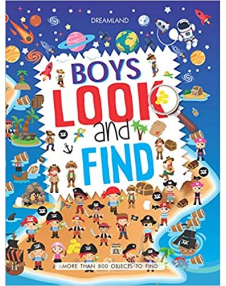 Boys Look and Find Activity Book