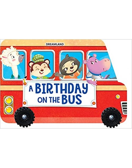 A Birthday on the Bus - A Shaped Board book with Wheels