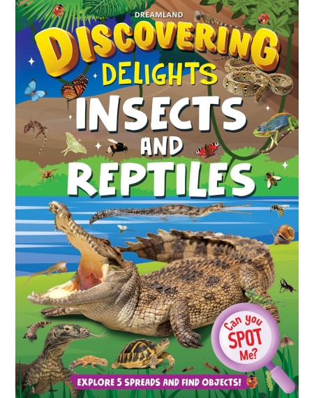 Insects and Reptiles Discovering Delights Flap Book