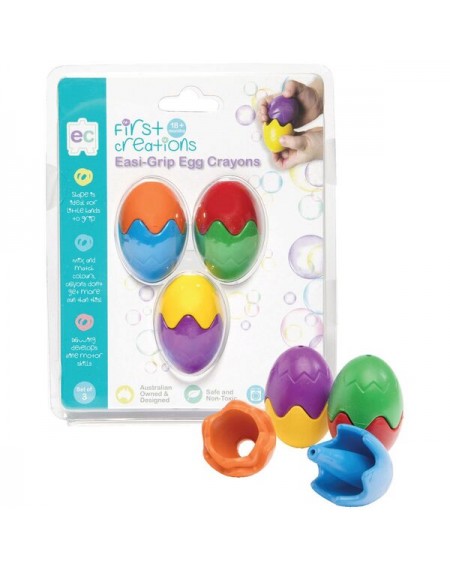 First Creations: Easi-Grip Egg Crayons