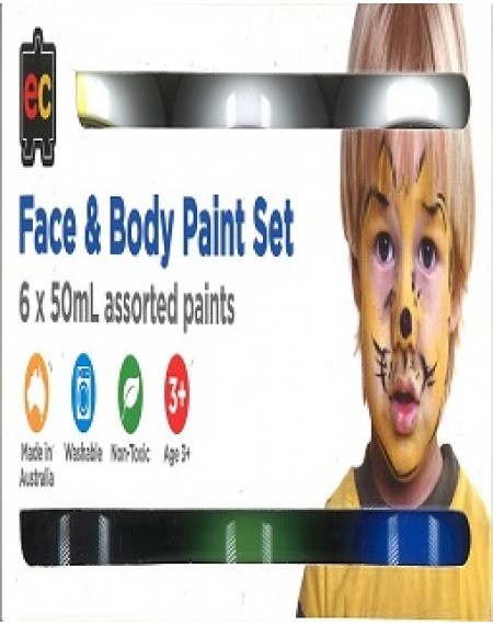 Face & Body Paint Set of 6 x 50ml
