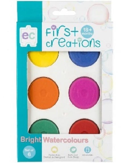 Bright Watercolours Set of 6