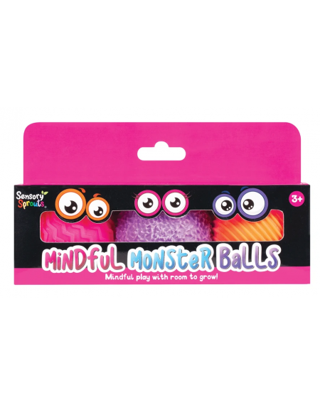 Sensory Sprouts – Mindful Monster Balls (Set of 3)
