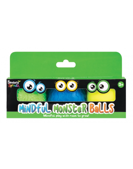 Sensory Sprouts – Mindful Monster Balls (Set of 3)