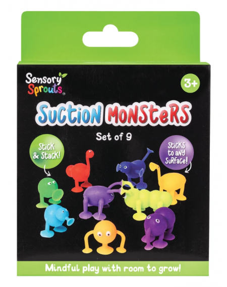Suction Monsters (9 Pieces Pack)