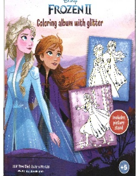Coloring Album With Glitter : Frozen 2