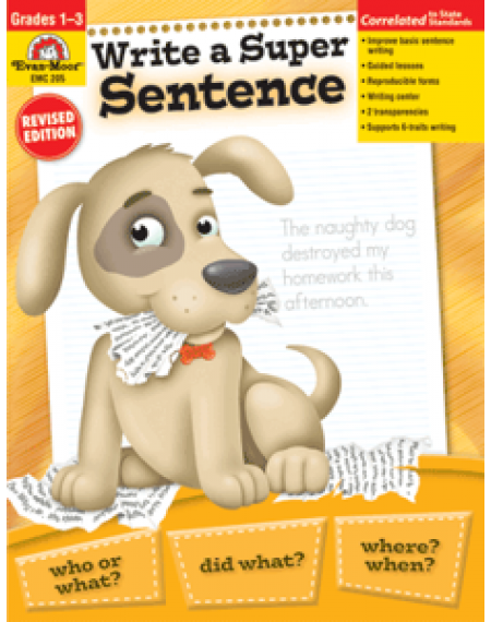 Write A Super Sentence Grades 1-3
