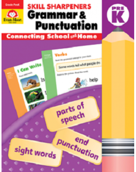 Skill Sharpeners: Grammar & Punctuation, Grade PreK - Activity Book