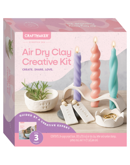 Craft Maker Air Dry Clay Creative Kit