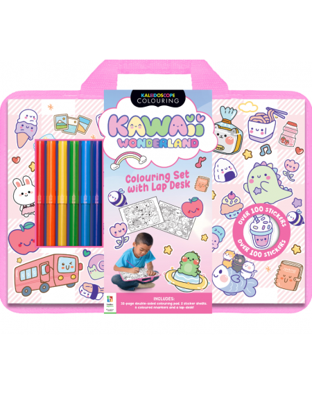Kawaii Wonderland Colouring Set with Lap Desk