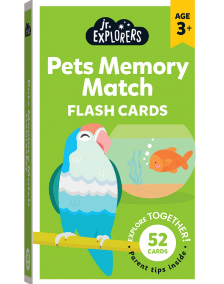 Junior Explorers: Pets Memory Match Flash Cards