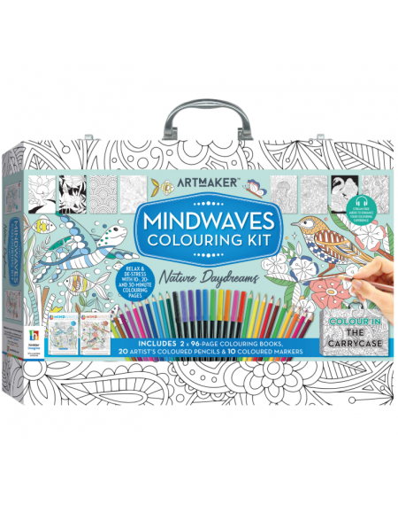 Mindwaves Colouring Nature Daydreams Carry Case