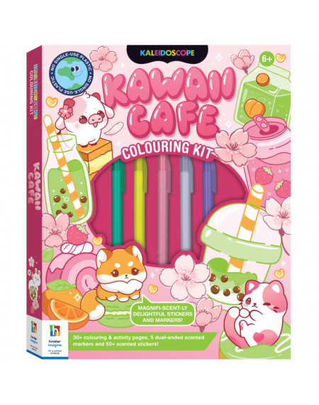 Kaleidoscope Colouring Kit - Kawaii Cafe