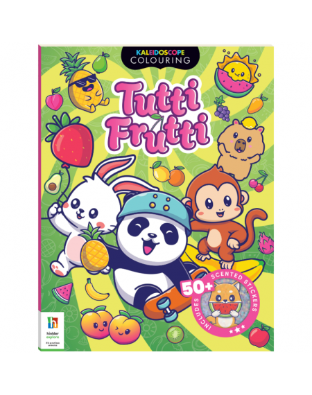 Kaleidoscope Sticker Colouring: Tutti Frutti