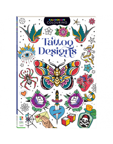 Kaleidoscope Colouring: Tattoo Designs