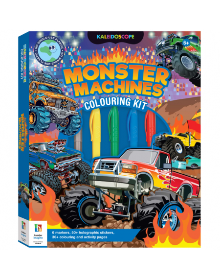 Kaleidoscope Colouring Kit - Monster Machines