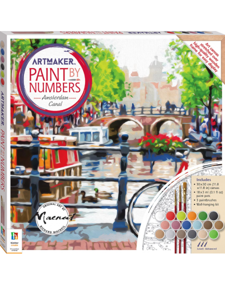 Art Maker: Paint by Numbers - Amsterdam Canal