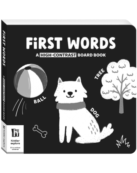 A High-Contrast Board Book: FIRST WORDS