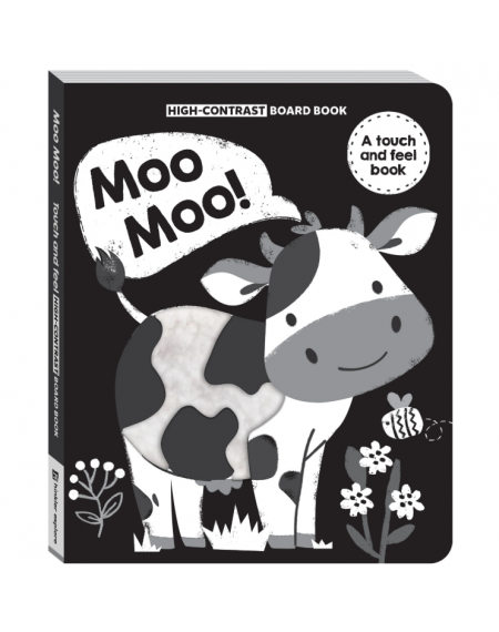 Touch and Feel Board Book -   High Contrast Moo Moo!