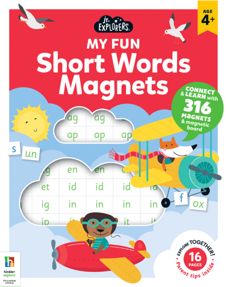Junior Explorers Magnetic Books: Short Words