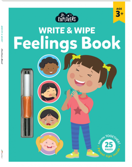 Junior Explorers Write and Wipe: Feelings Book