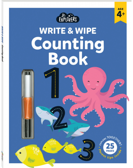 Junior Explorers Write and Wipe: Counting Book