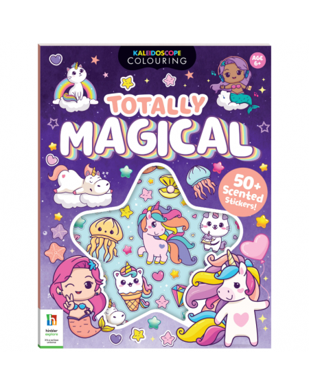 Kaleidoscope Colouring Scented Stickers Totally Magical