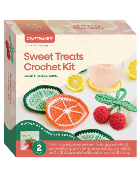 Craft Maker Sweet Treats Crochet Kit