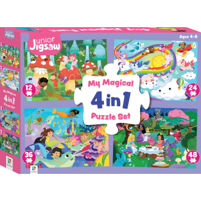 4 in one shape jigsaw puzzle