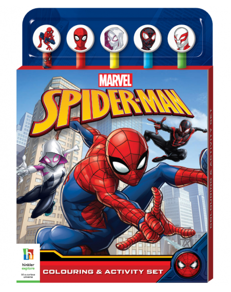 Spiderman Colouring & Activity Set