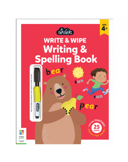 Junior Explorer Write and Wipe - Spelling and Writing Book