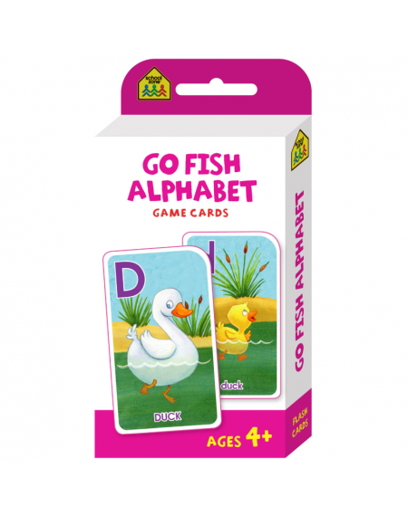 School Zone Go Fish Alphabet Game Cards
