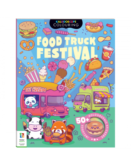 Kaleidoscope Sticker Colouring - Food Truck Festival