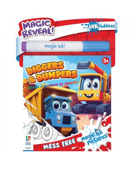 Inkredibles Diggers & Dumpers Magic Ink